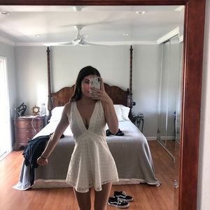 White patterned playsuit/romper